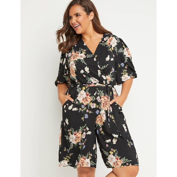 Lane Bryant Pants - Floral Romper